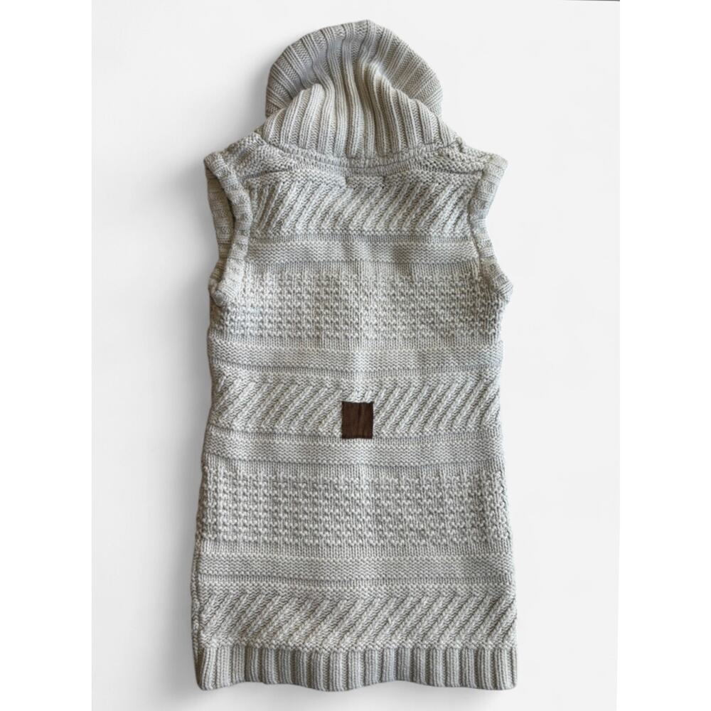 THE EAGLE'S EYE Women’s M Sweater Cable Knit Gray Brown - Picture 5 of 8